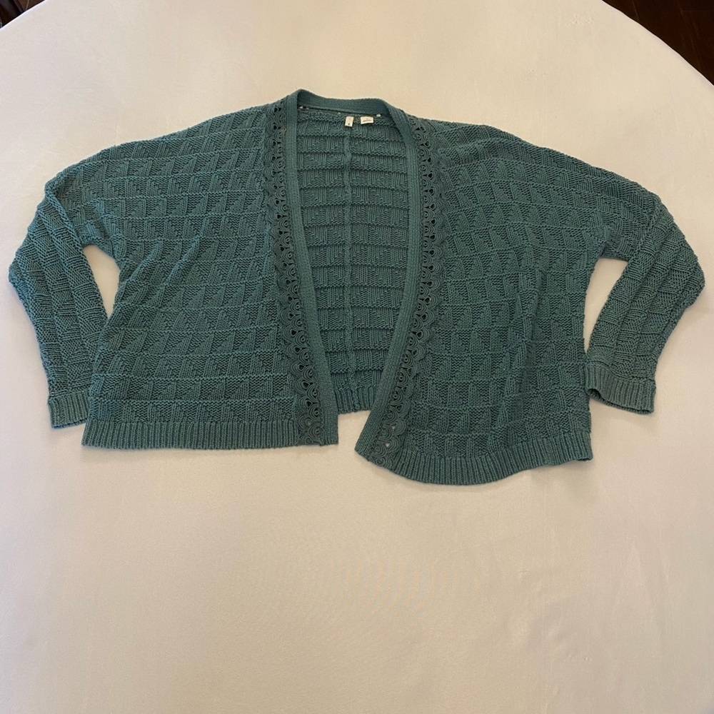 MOTH Anthropologie Women’s Open Cardigan, Size Medium.